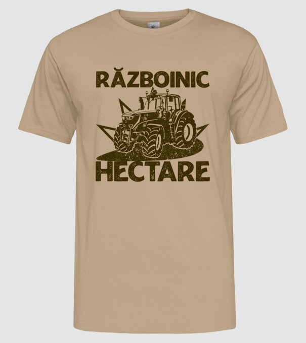 Războinic Hectare model nisipiu pe tricou