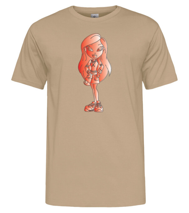  model  pe tricou