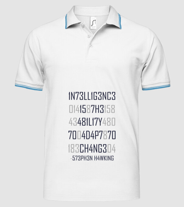 5Z3PH3N H4WK1NG model alb pe tricou