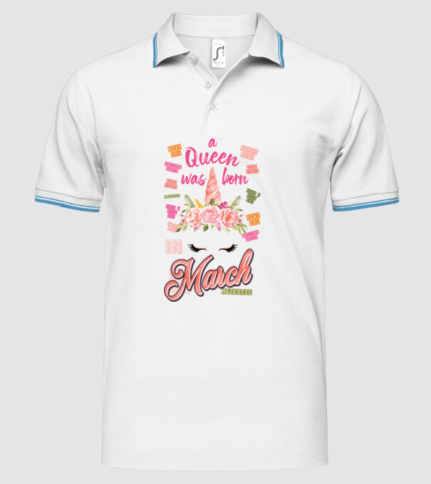 A queen was born in MÁRCIUS model alb pe tricou
