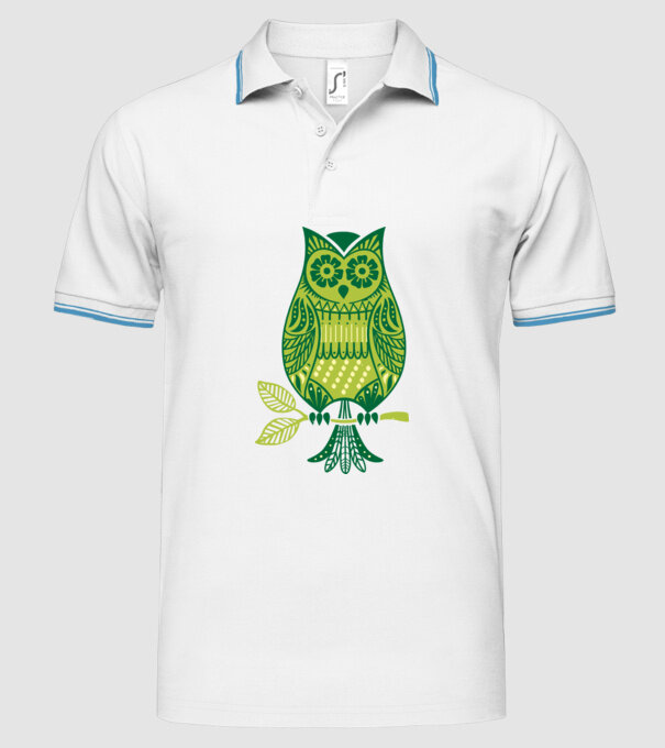 BUFNIȚĂ model alb pe tricou