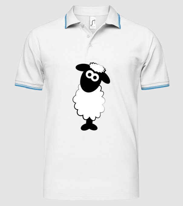 Mieluț model alb pe tricou