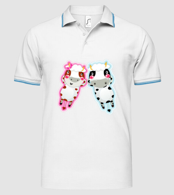 Bar viței model alb pe tricou