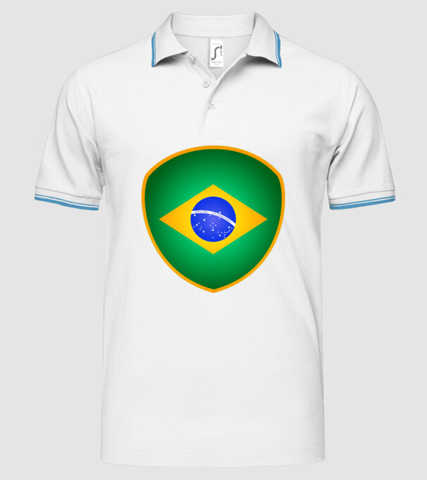 BRA-jabulani-flag model alb pe tricou