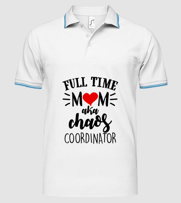Chaos Coordinator model alb pe tricou