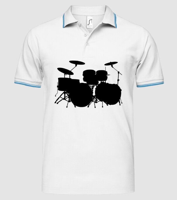 drum model alb pe tricou