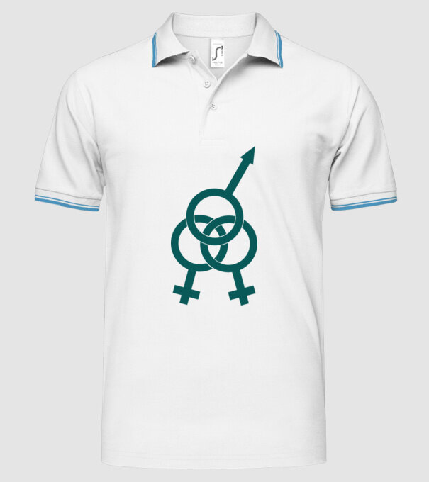 plăcere dublă model alb pe tricou