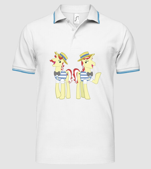 Flim Flam Brothers model alb pe tricou
