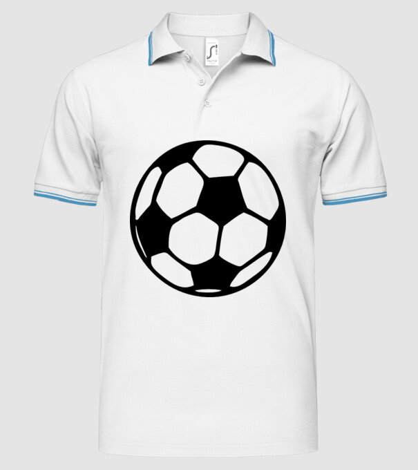 minge fotbal model alb pe tricou