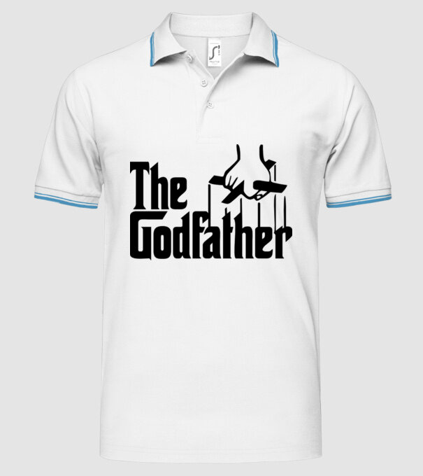 Godfather model alb pe tricou
