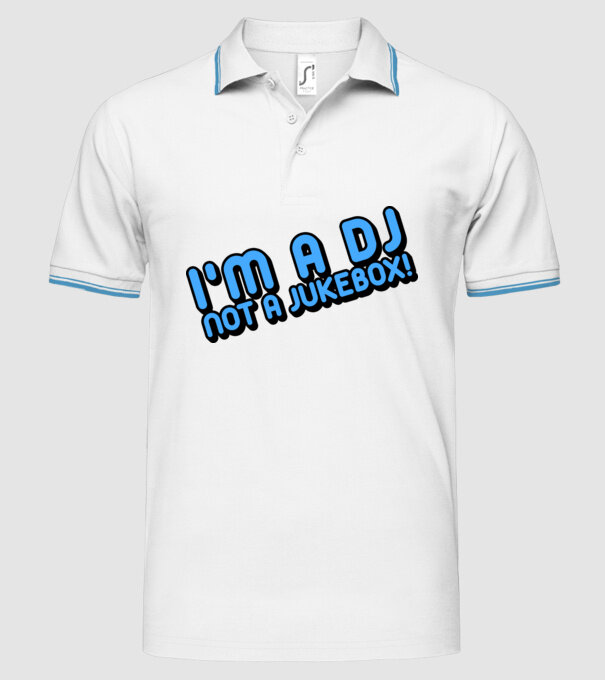 'I''m a dj, not a jukebox!' model alb pe tricou