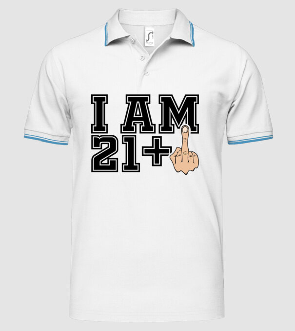 Funny Birthday I am 22 model alb pe tricou