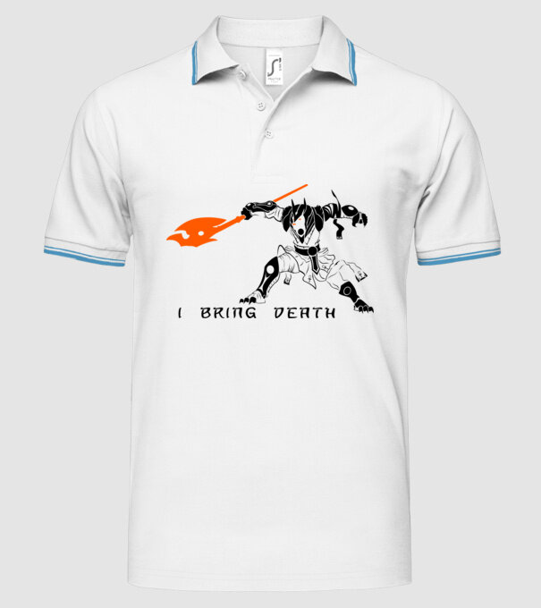 I bring death model alb pe tricou