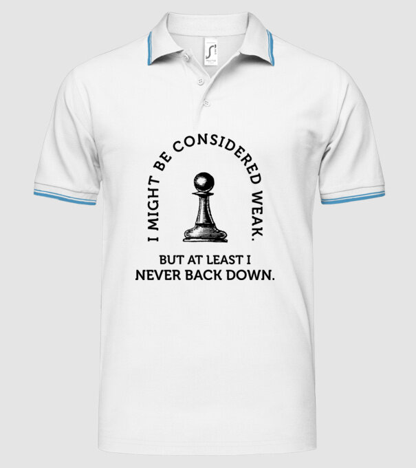 I might be considered weak lght model alb pe tricou