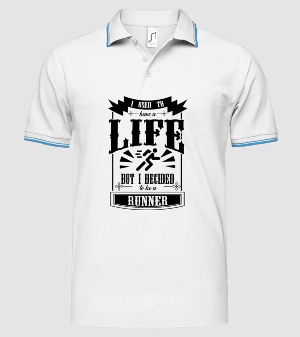 I used to have a life ATLET model alb pe tricou