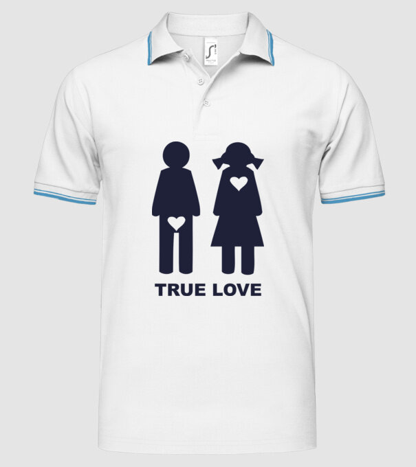 Dragoste Adevărată model alb pe tricou