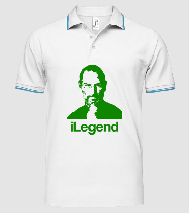 iLegend Steve Jobs model alb pe tricou