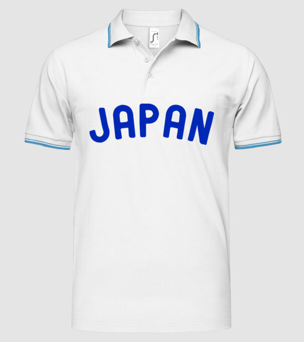 Japan model alb pe tricou