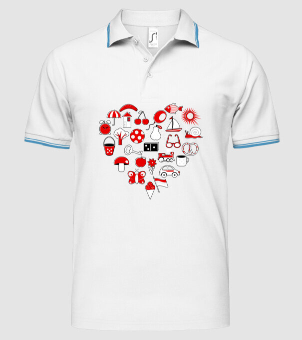 simboluri.ai model alb pe tricou