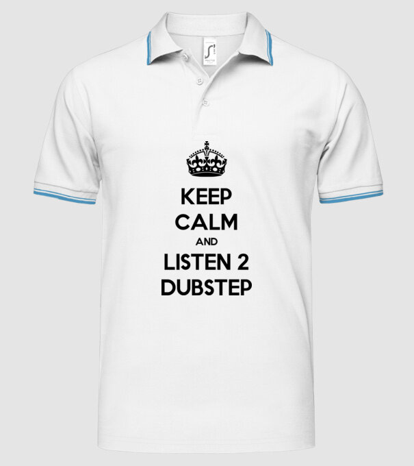 Keep Calm... model alb pe tricou