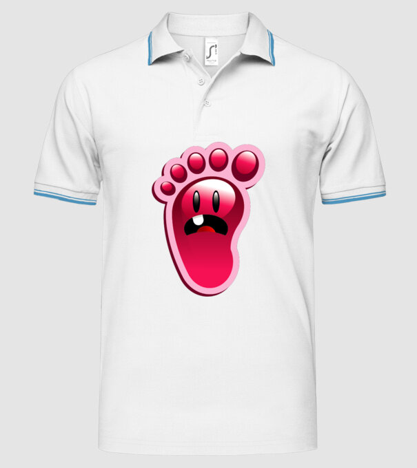 amprentă1 model alb pe tricou