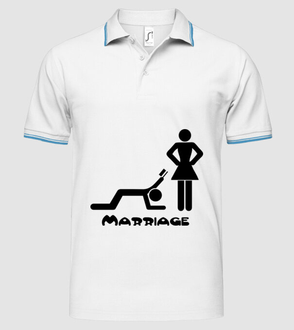 marriage model alb pe tricou