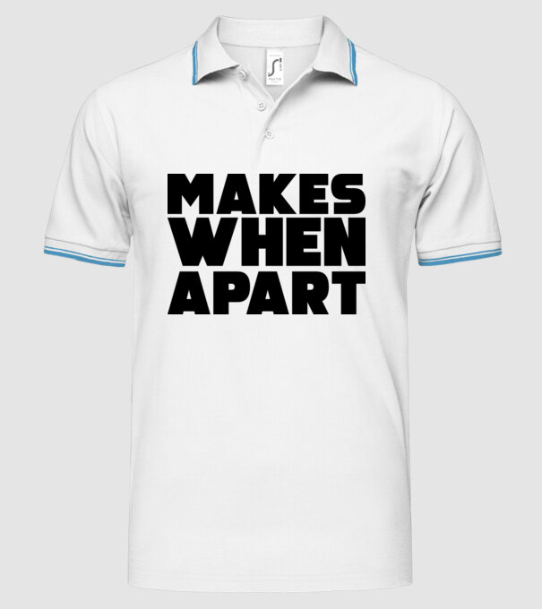 Cuplu Nothing makes sense... model alb pe tricou