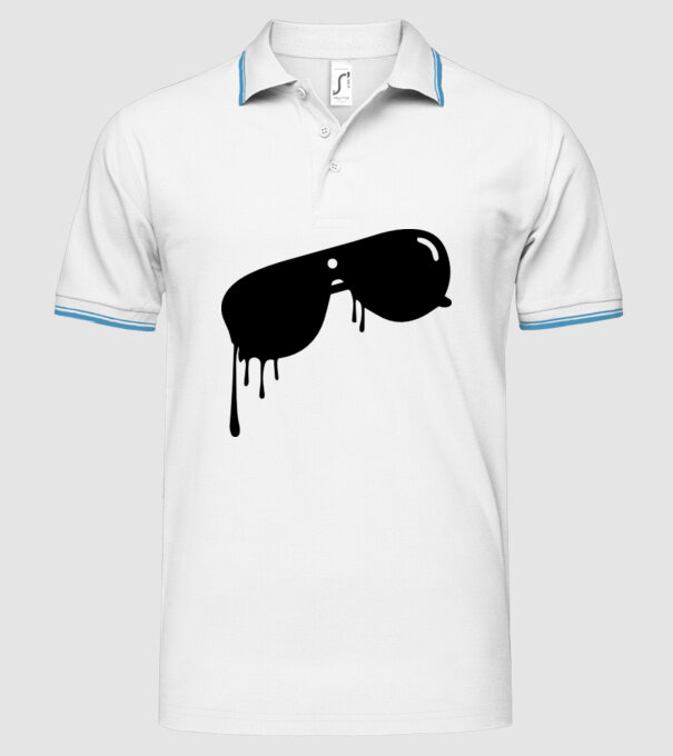 Ne topim model alb pe tricou