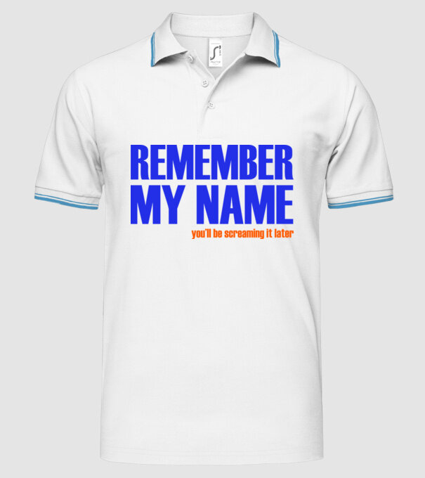Remember My Name model alb pe tricou