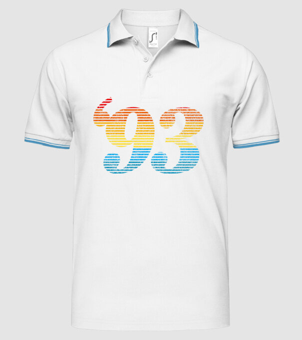 Retro Birthday 1993 model alb pe tricou