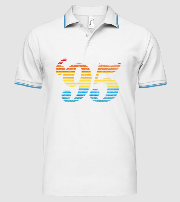 Retro Birthday 1995 model alb pe tricou