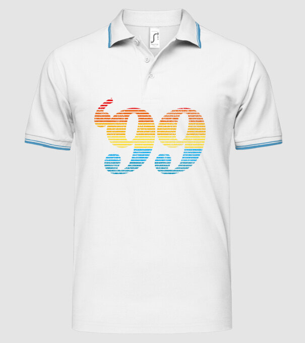 Retro Birthday 1999 model alb pe tricou