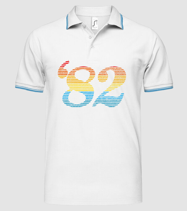 Retro Birthday 1982 model alb pe tricou