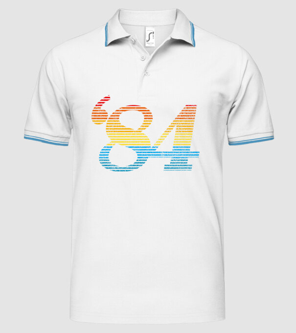 Retro Birthday 1984 model alb pe tricou