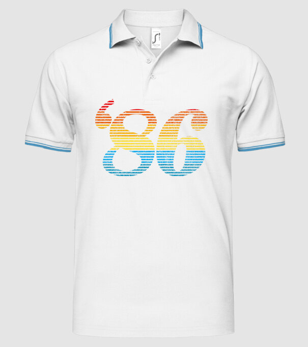 Retro Birthday 1986 model alb pe tricou