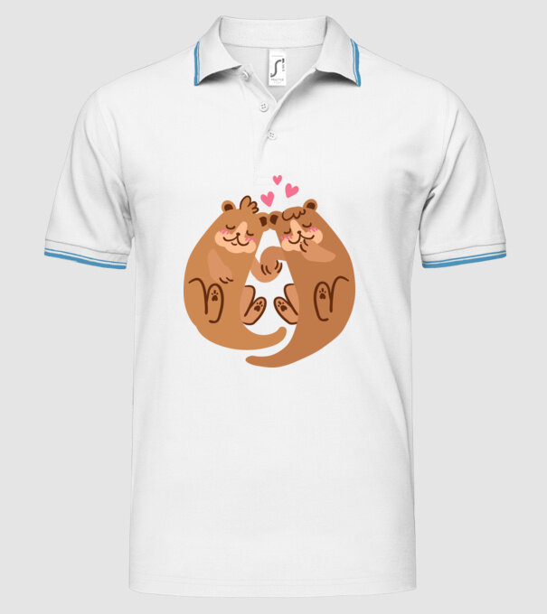 LENEȘI ÎNDRĂGOSTIȚI 2 model alb pe tricou