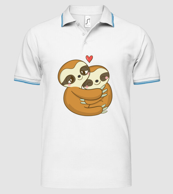 LENEȘI ÎNDRĂGOSTIȚI model alb pe tricou