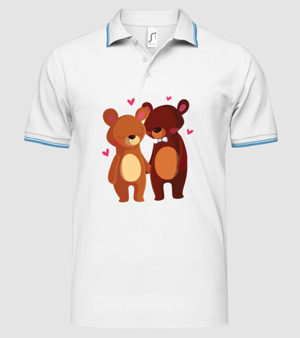 URȘI ÎNDRĂGOSTIȚI 2 model alb pe tricou