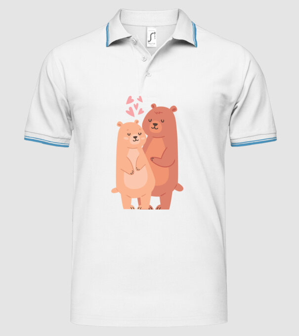 URȘI ÎNDRĂGOSTIȚI model alb pe tricou