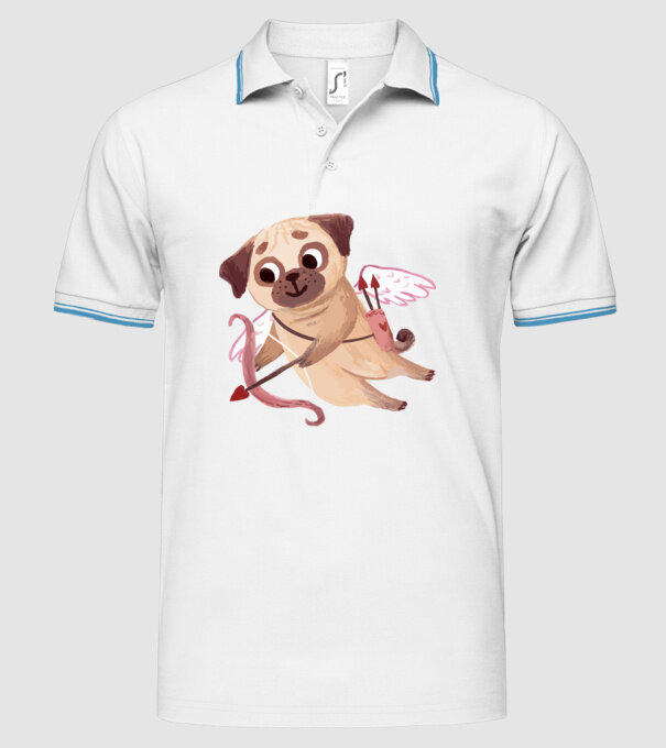 MOPȘI ÎNDRĂGOSTIȚI 3 model alb pe tricou