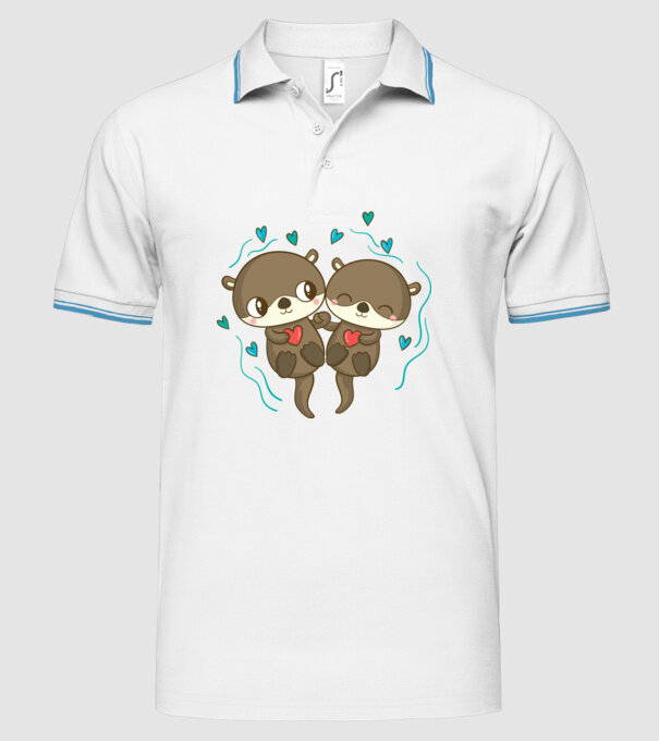 VIDRE ÎNDRĂGOSTITE model alb pe tricou