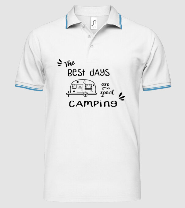 The best days model alb pe tricou
