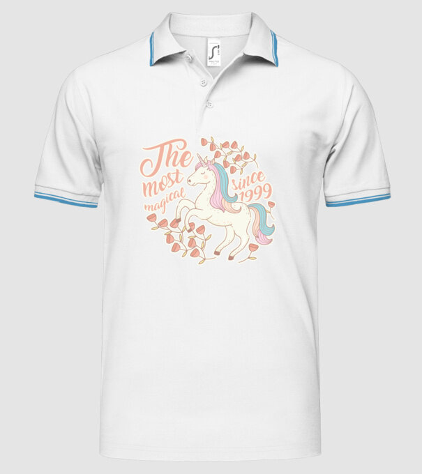 The most magical unicorn 1999 model alb pe tricou