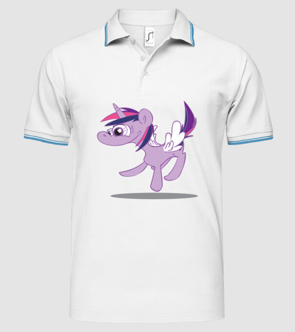 ugly my little pony model alb pe tricou