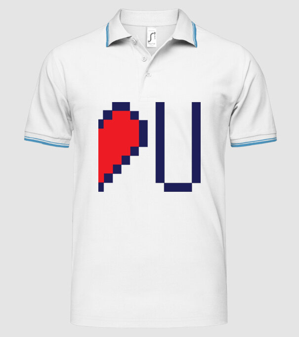 Love You 2nd part model alb pe tricou