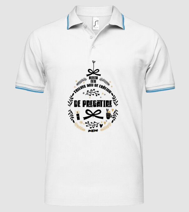 acesta este tricoul meu de Crăciun_de pregătire model alb pe tricou