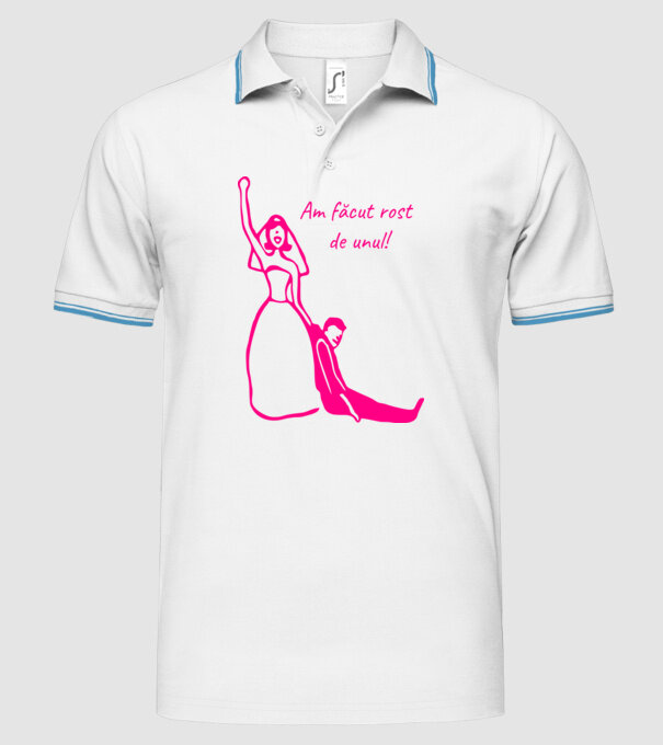 Am făcut rost de unul model alb pe tricou