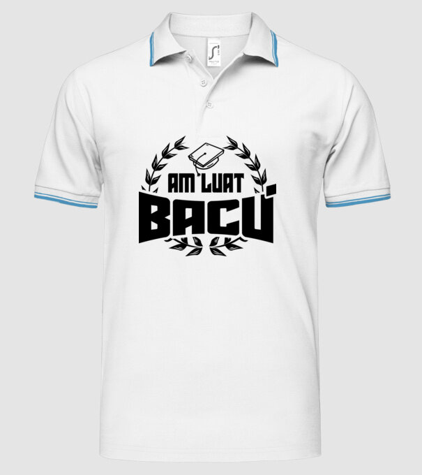 Am luat bacu model alb pe tricou