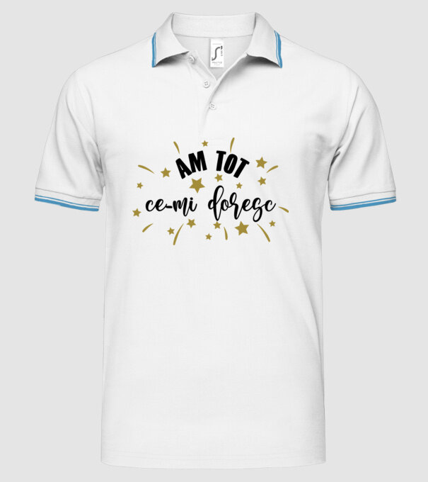 Am tot ce-mi doresc model alb pe tricou