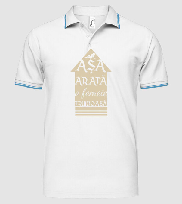 așa arată o femeie frumoasă model alb pe tricou